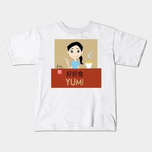 Lo Mein Girl Kids T-Shirt